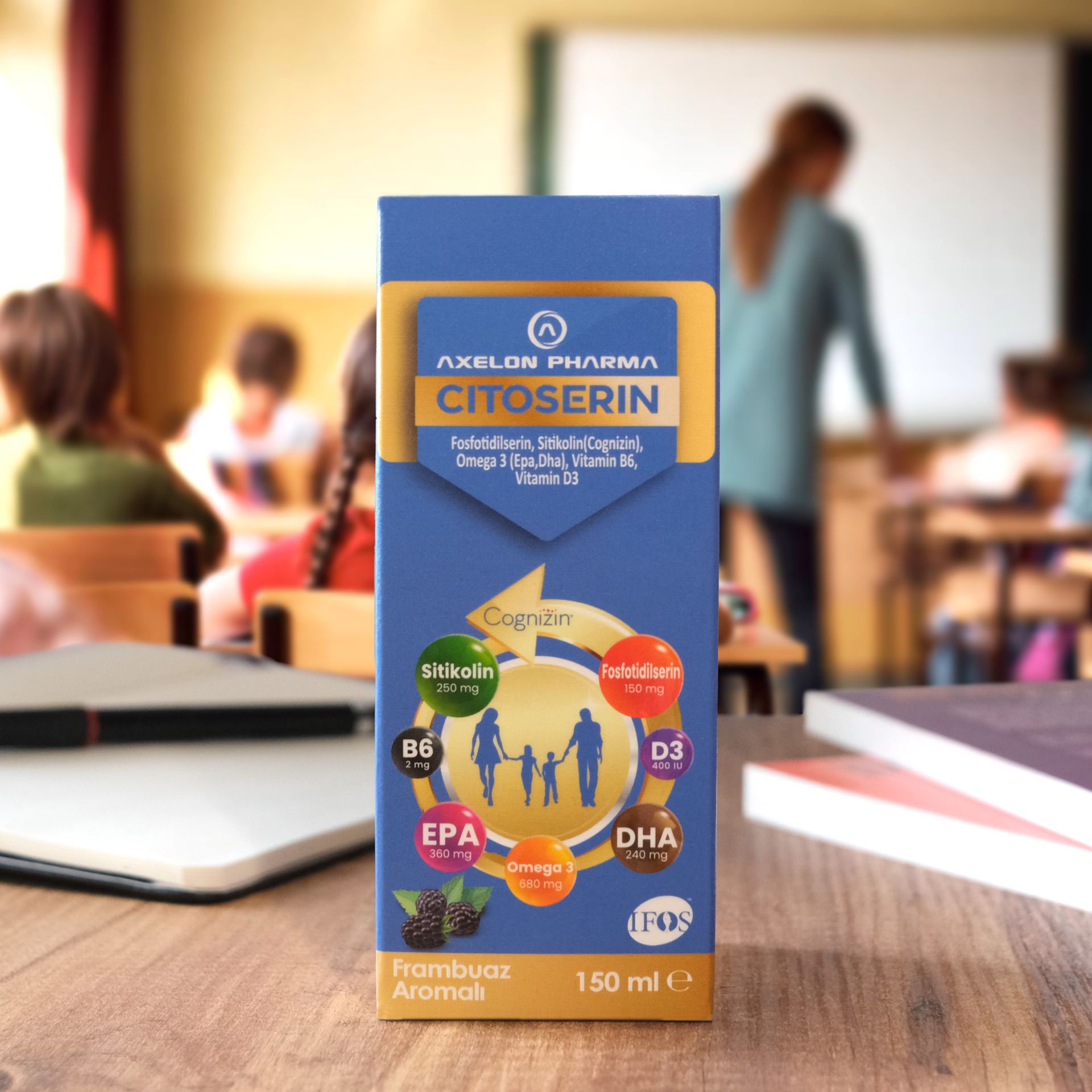 Citoserin Şurup (Frambuaz Aromalı)