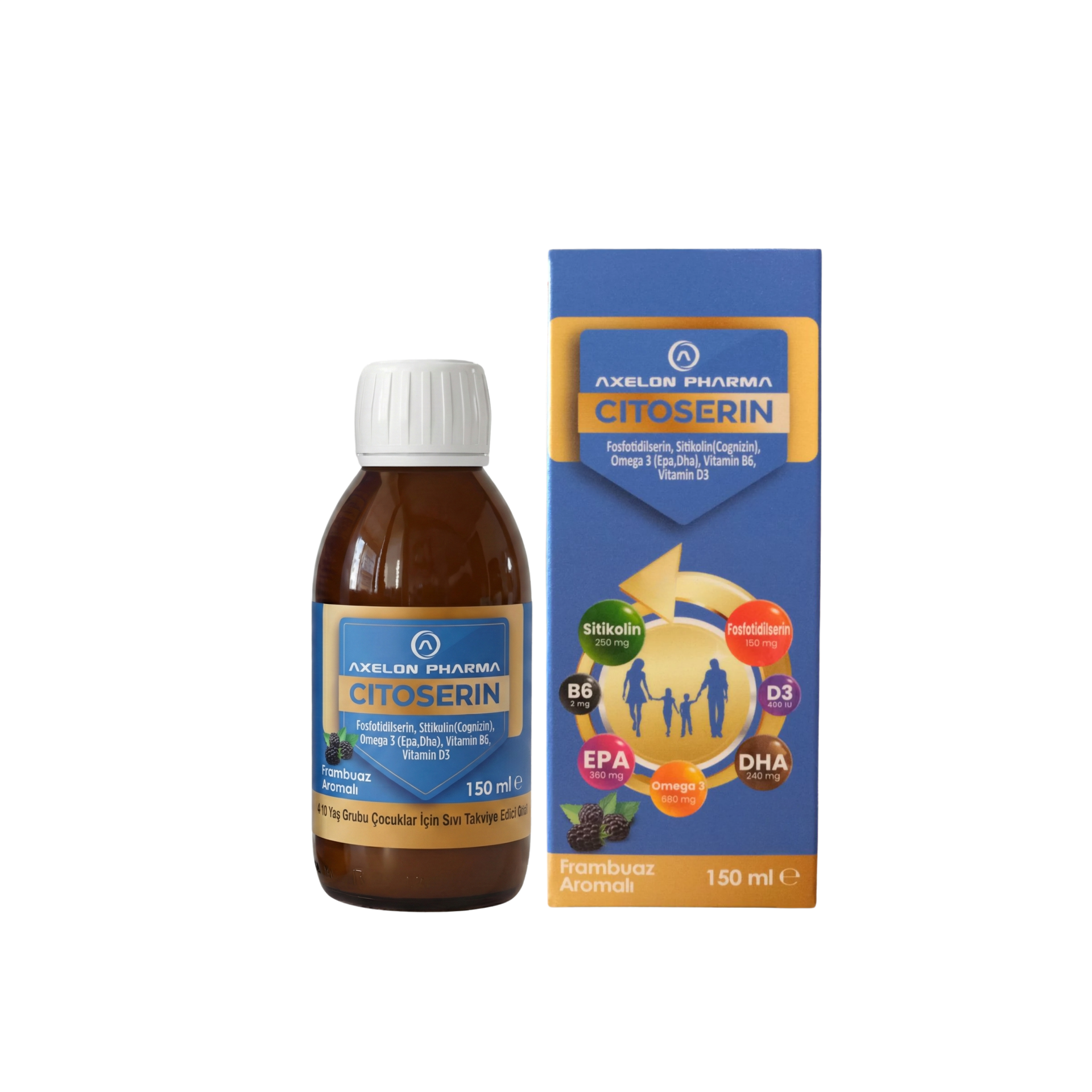 Citoserin Şurup - Frambuaz Aromalı