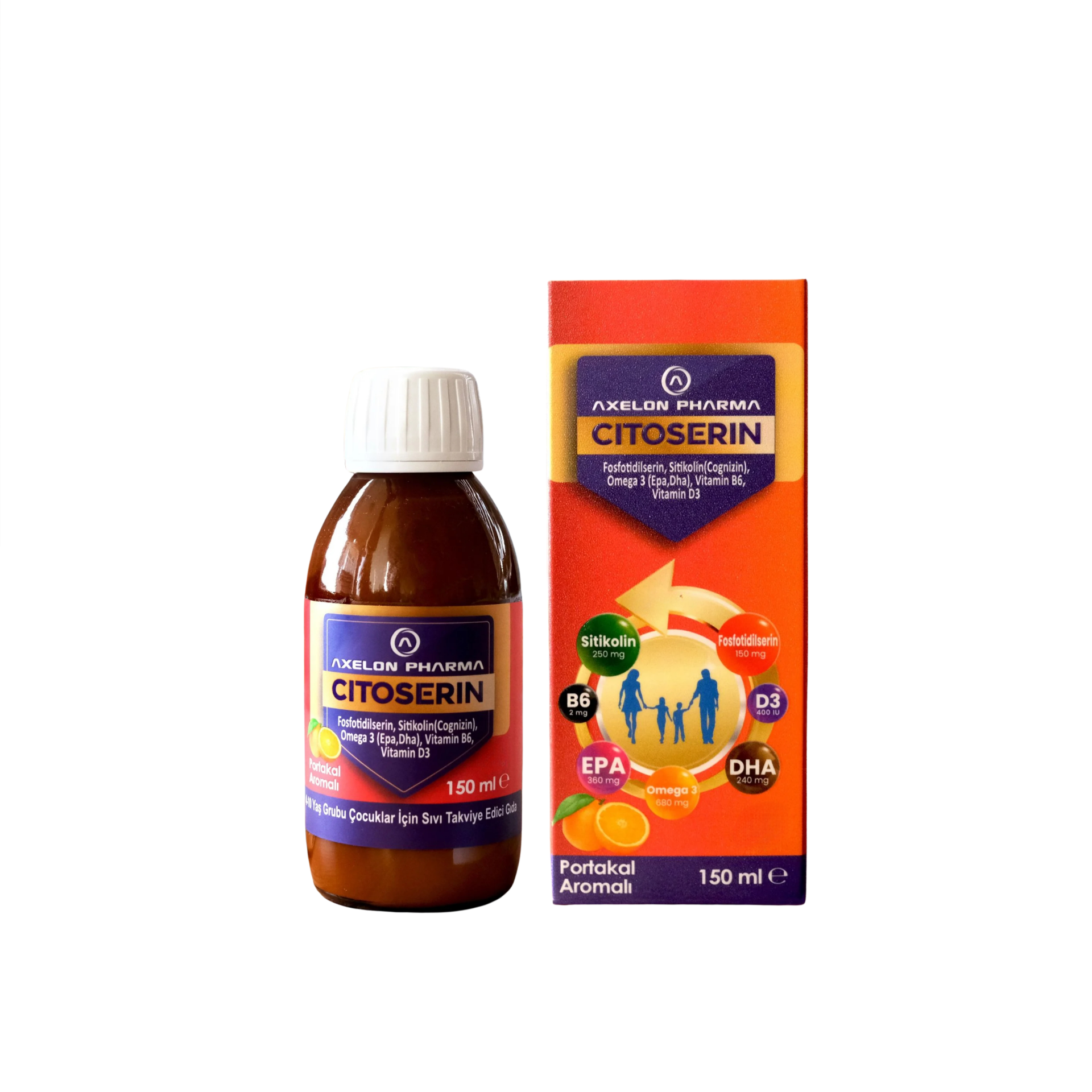 Citoserin Şurup (Portakal Aromalı)
