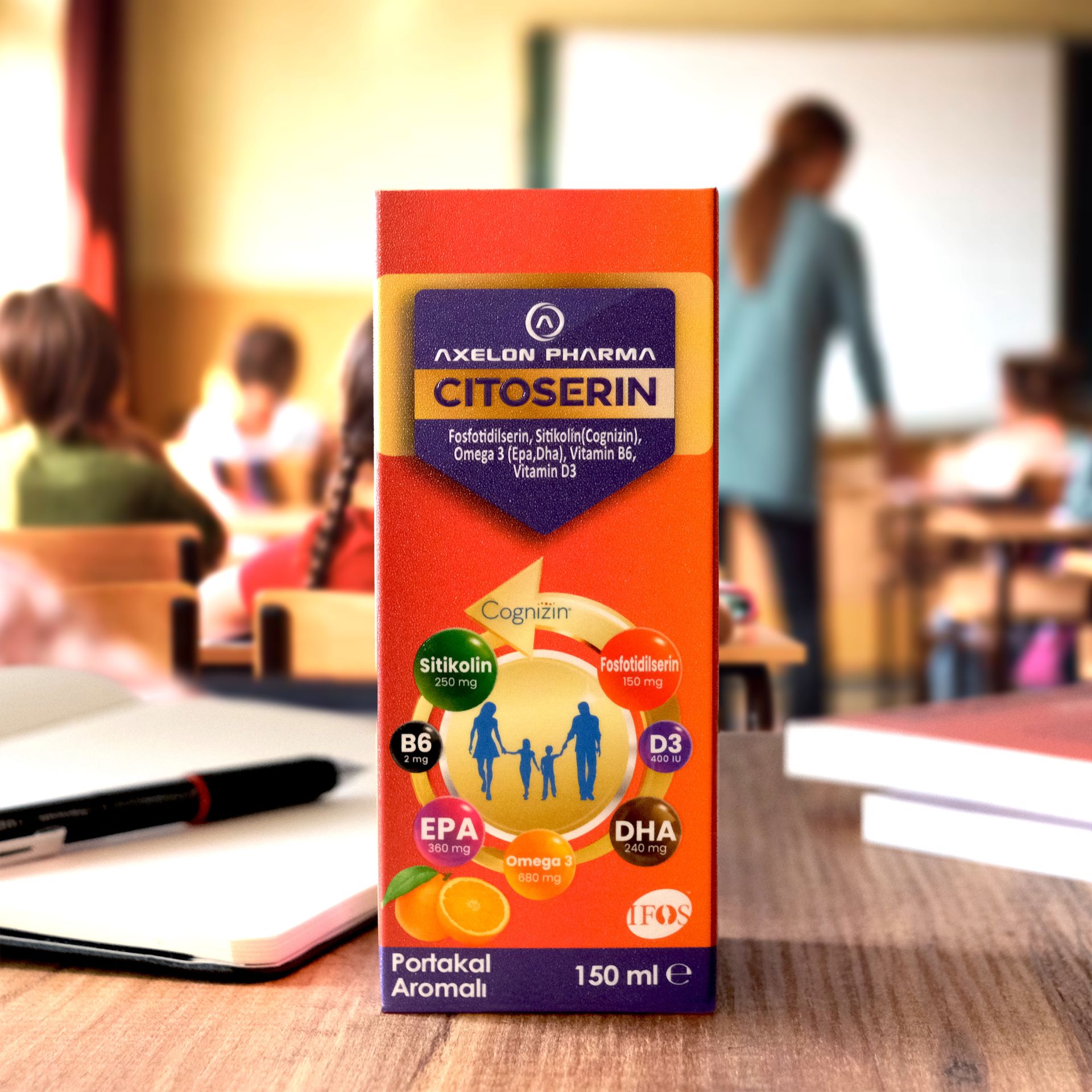 Citoserin Şurup (Portakal Aromalı)