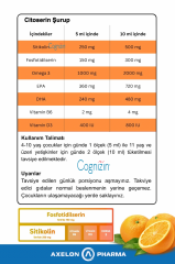 Citoserin Şurup (Portakal & Tuttifrutti & Vanilya Aromalı) YENİ AROMA