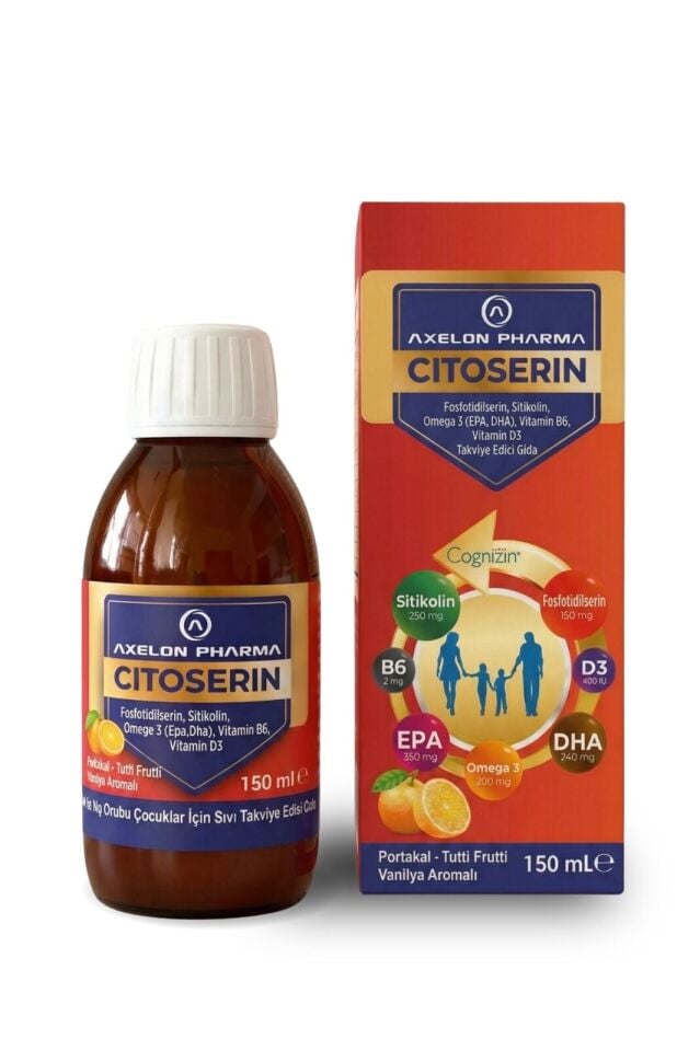 Citoserin Şurup (Portakal & Tuttifrutti & Vanilya Aromalı) YENİ AROMA